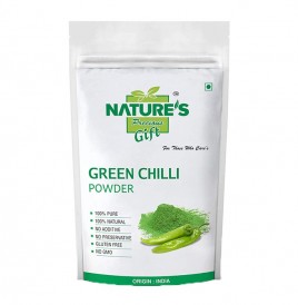 Nature's Gift Green Chilli Powder   Pack  400 grams